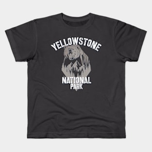 Yellowstone bear Kids T-Shirt